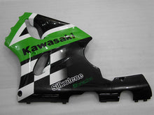 Cargar imagen en el visor de la galería, Green and White Black Factory Style - NINJA ZX-7R 96-03 Fairing Kit