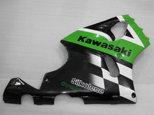 Cargar imagen en el visor de la galería, Green and White Black Factory Style - NINJA ZX-7R 96-03 Fairing Kit
