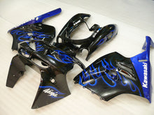 Cargar imagen en el visor de la galería, Black and Blue Flame - NINJA ZX-9R 94-97 Fairing Kit