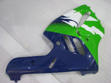 Cargar imagen en el visor de la galería, Green and White Blue Factory Style - NINJA ZX-9R 94-97 Fairing Kit