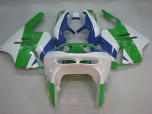 Cargar imagen en el visor de la galería, Green White and Blue Factory Style - NINJA ZX-9R 94-97 Fairing Kit