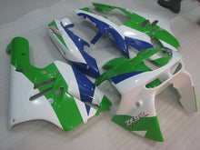Cargar imagen en el visor de la galería, Green White and Blue Factory Style - NINJA ZX-9R 94-97 Fairing Kit