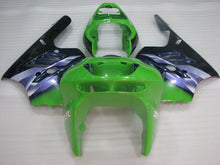 Cargar imagen en el visor de la galería, Green and Black Blue Factory Style - NINJA ZX-9R 94-97 Fairing Kit