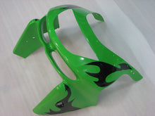 Cargar imagen en el visor de la galería, Green with Black Flame - NINJA ZX-9R 98-99 Fairing Kit