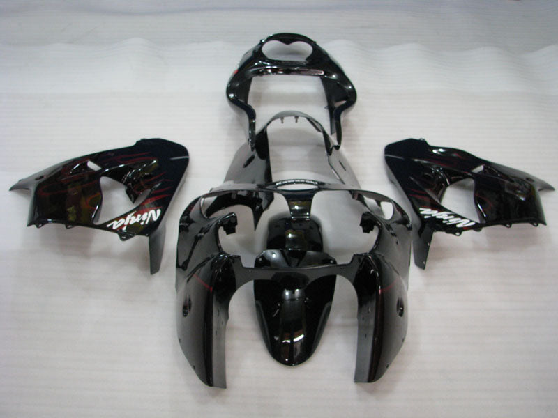 Black Red Flame - NINJA ZX-9R 00-01 Fairing Kit