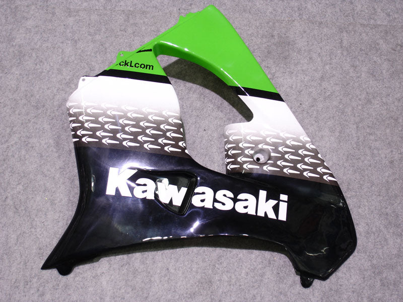 Green and Black White Nakano - NINJA ZX-9R 00-01 Fairing Kit