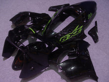 Cargar imagen en el visor de la galería, Black with Green Stickers Factory Style - NINJA ZX-9R 00-01 Fairing Kit