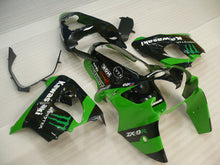 Cargar imagen en el visor de la galería, Green and Black Monster - NINJA ZX-9R 02-03 Fairing Kit