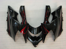 Cargar imagen en el visor de la galería, Black and Red Flame - NINJA ZX-10R 04-05 Fairing Kit