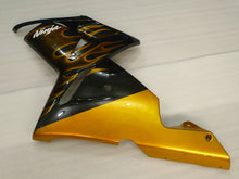Cargar imagen en el visor de la galería, Black and Golden Flame - NINJA ZX-10R 04-05 Fairing Kit