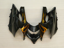 Cargar imagen en el visor de la galería, Black and Golden Flame - NINJA ZX-10R 04-05 Fairing Kit