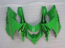 Cargar imagen en el visor de la galería, Green and Black Flame - NINJA ZX-10R 04-05 Fairing Kit