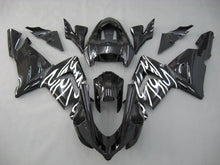 Cargar imagen en el visor de la galería, Black and White Flame - NINJA ZX-10R 04-05 Fairing Kit
