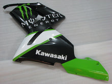 Cargar imagen en el visor de la galería, White and Black Green Monster - NINJA ZX-10R 04-05 Fairing Kit