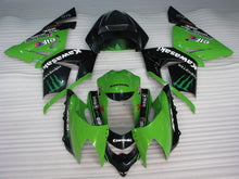Cargar imagen en el visor de la galería, Green and Black Monster - NINJA ZX-10R 04-05 Fairing Kit
