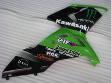 Cargar imagen en el visor de la galería, Green and Black Monster - NINJA ZX-10R 04-05 Fairing Kit