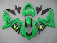 Cargar imagen en el visor de la galería, Green Black Monster - NINJA ZX-10R 04-05 Fairing Kit