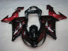 Cargar imagen en el visor de la galería, Black Red Flame - NINJA ZX-10R 06-07 Fairing Kit