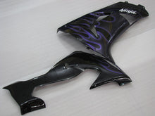Cargar imagen en el visor de la galería, Black and Purple Flame - NINJA ZX-10R 06-07 Fairing Kit
