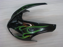 Cargar imagen en el visor de la galería, Black and Green Flame - NINJA ZX-10R 06-07 Fairing Kit