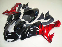 Cargar imagen en el visor de la galería, Red and Black Flame - NINJA ZX-10R 06-07 Fairing Kit