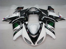 Cargar imagen en el visor de la galería, White and Black Monster - NINJA ZX-10R 06-07 Fairing Kit