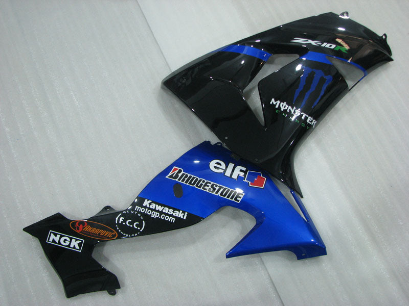 Blue and Black Monster - NINJA ZX-10R 06-07 Fairing Kit