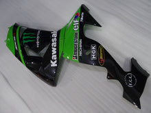 Cargar imagen en el visor de la galería, Green and Black Monster - NINJA ZX-10R 06-07 Fairing Kit