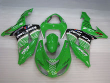 Cargar imagen en el visor de la galería, Green and Black Nakano - NINJA ZX-10R 06-07 Fairing Kit