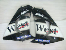 Cargar imagen en el visor de la galería, Black and White West - NINJA ZX-10R 06-07 Fairing Kit