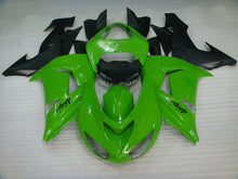 Cargar imagen en el visor de la galería, Green and Matte Black Factory Style - NINJA ZX-10R 06-07 Fairing Kit
