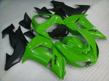 Cargar imagen en el visor de la galería, Green and Matte Black Factory Style - NINJA ZX-10R 06-07 Fairing Kit