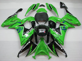 Green and Black alpinestars - NINJA ZX-10R 08-10 Fairing Kit