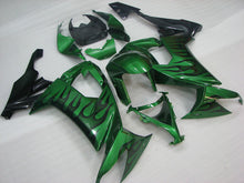 Cargar imagen en el visor de la galería, Green and Black Flame - NINJA ZX-10R 08-10 Fairing Kit