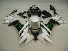Cargar imagen en el visor de la galería, White and Black Monster - NINJA ZX-10R 08-10 Fairing Kit