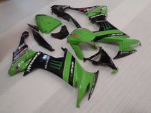 Cargar imagen en el visor de la galería, Green and Black Monster - NINJA ZX-10R 08-10 Fairing Kit