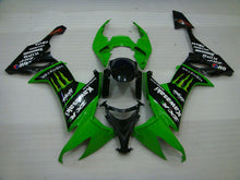Cargar imagen en el visor de la galería, Green Black Monster - NINJA ZX-10R 08-10 Fairing Kit