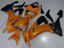 Cargar imagen en el visor de la galería, Orange and Black Factory Style - NINJA ZX-10R 08-10 Fairing Kit
