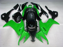 Cargar imagen en el visor de la galería, Green and Black Factory Style - NINJA ZX-10R 08-10 Fairing Kit