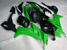 Cargar imagen en el visor de la galería, Green and Black Factory Style - NINJA ZX-10R 08-10 Fairing Kit