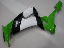 Cargar imagen en el visor de la galería, Green and Black White Factory Style - NINJA ZX-10R 08-10 Fairing Kit