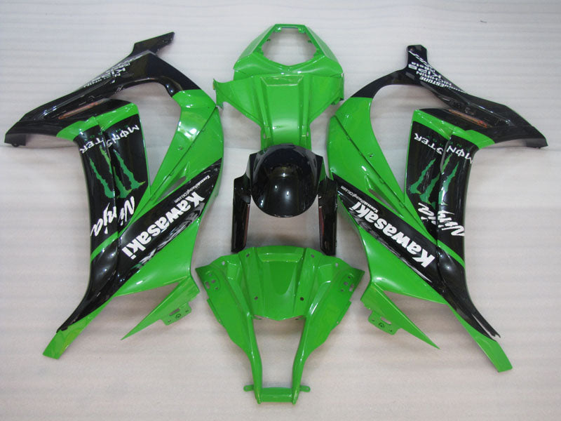 Green and Black Monster - NINJA ZX-10R 11-15 Fairing Kit