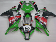Cargar imagen en el visor de la galería, Green and Red Black Motocard - NINJA ZX-10R 11-15 Fairing Kit