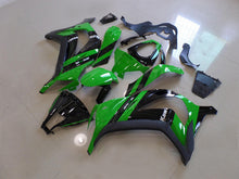 Cargar imagen en el visor de la galería, Green Black Matte Black Factory Style - NINJA ZX-10R 11-15 Fairing Kit