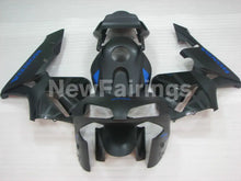 Cargar imagen en el visor de la galería, Matte Black with blue decals Factory Style - CBR600RR 03-04