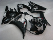 Cargar imagen en el visor de la galería, Matte Black and Gloss Black with White Decals Factory Style - YZF-R6 03-04 Fairing Kit Vehicles &amp; Parts &gt; Vehicle Parts