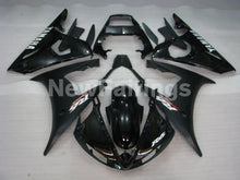 Cargar imagen en el visor de la galería, Matte Black and Gloss Black with White Decals Factory Style - YZF-R6 03-04 Fairing Kit Vehicles &amp; Parts &gt; Vehicle Parts