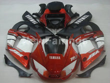 Cargar imagen en el visor de la galería, Orange and White Matte Black Factory Style - YZF-R6 98-02 Fairing Kit Vehicles &amp; Parts &gt; Vehicle Parts &amp; Accessories &gt;