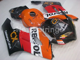Orange and Black Red CX Repsol - CBR1000RR 04-05 Fairing Kit