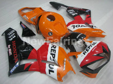 Cargar imagen en el visor de la galería, Orange Red and Black Repsol - CBR600RR 13-23 Fairing Kit -
